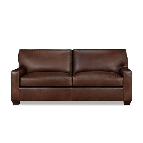 Taylor 83'' Leather Sofa Birch Lane